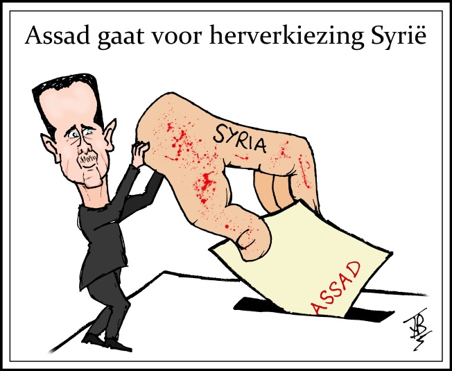 Assad stelt zich kandidaat voor verkiezingen Syrië